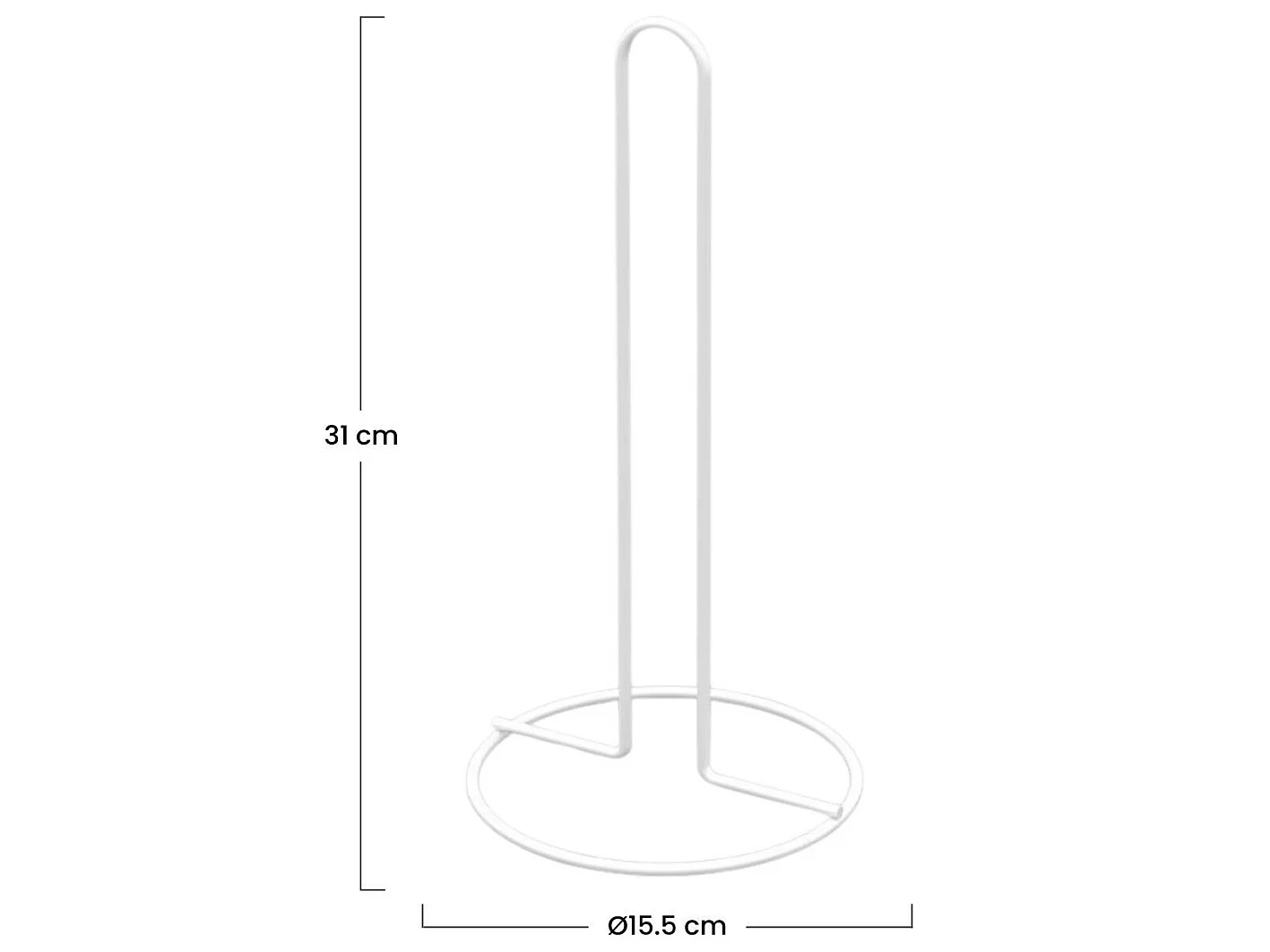 Portarollos de Cocina Ø15.5x31cm 7house