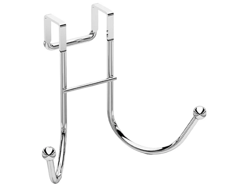 Toallero de Puerta con 2 Ganchos 4.5x9.5x12cm 7house