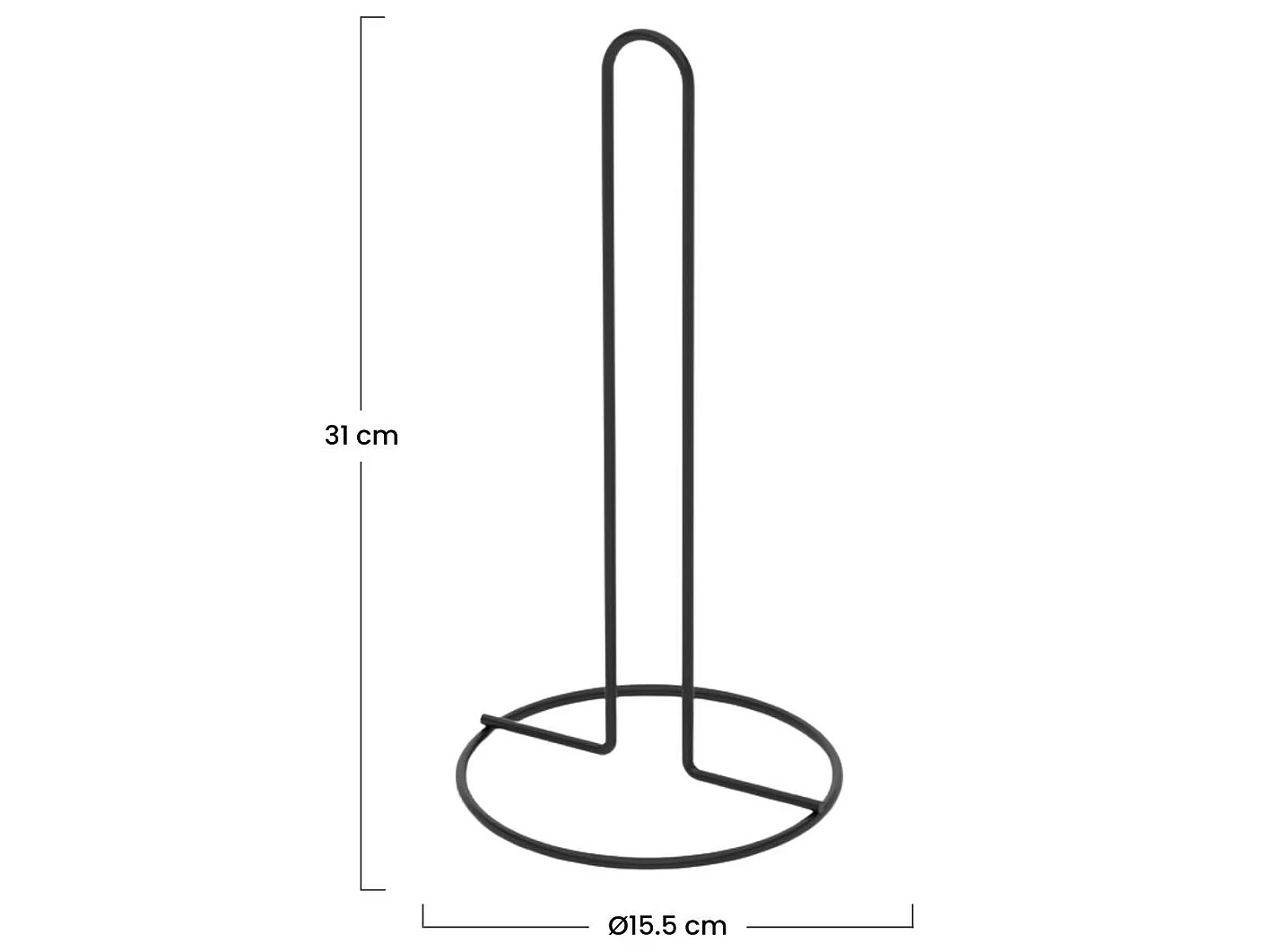 Portarollos de Cocina Ø15.5x31cm 7house