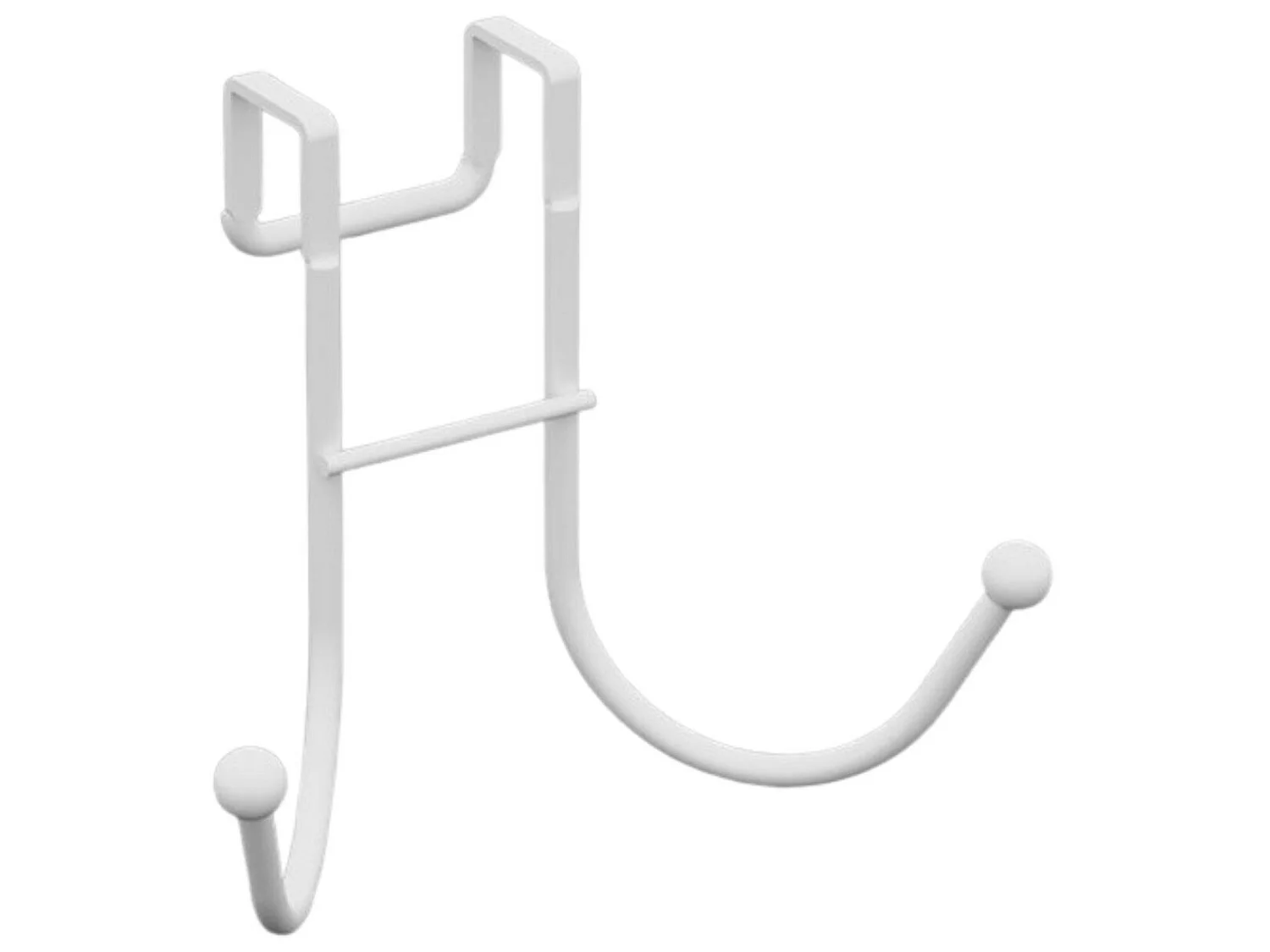 Porta asciugamani con 2 ganci 4,5x9,5x9,5x12cm 7house