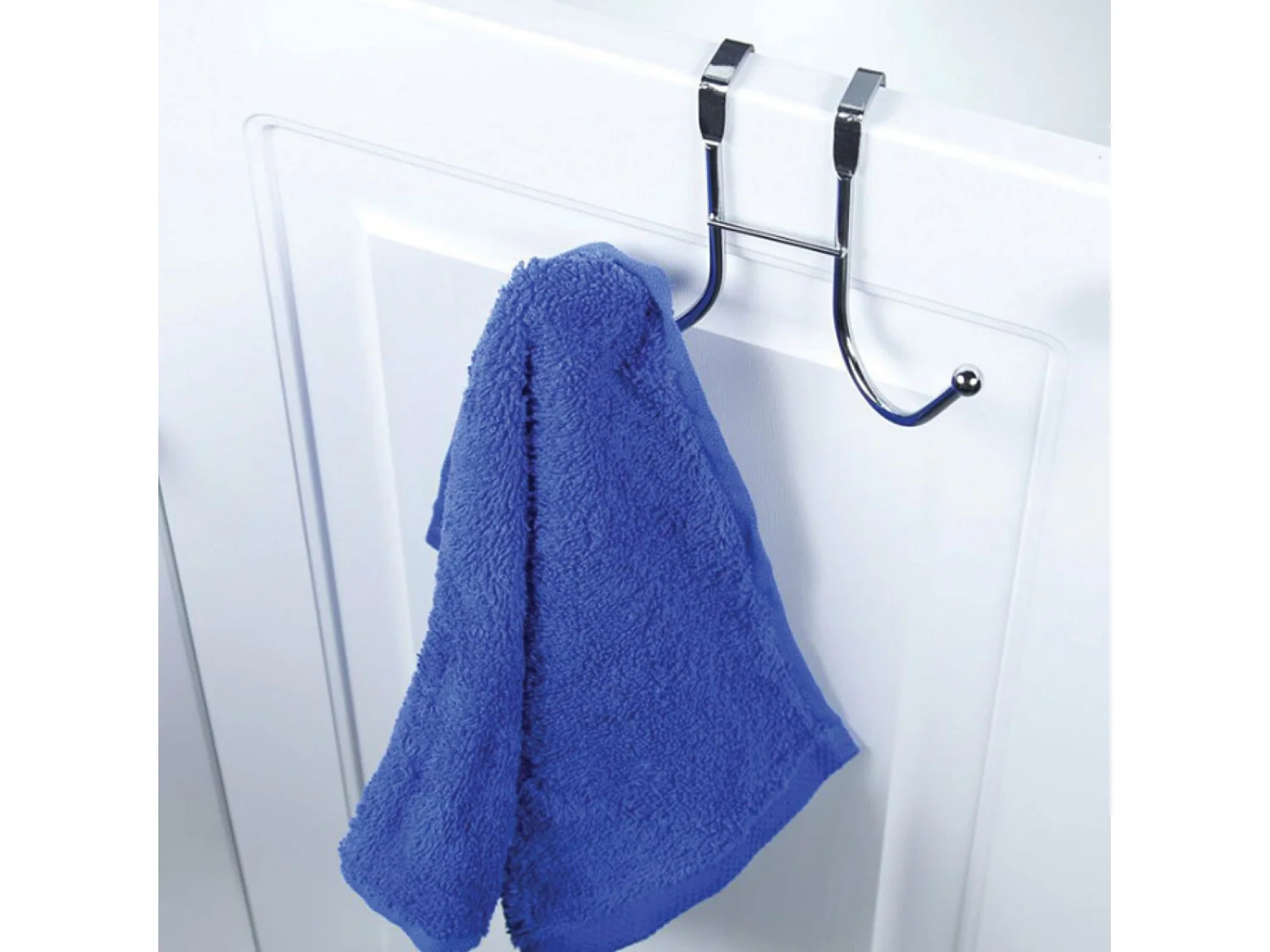 Porte-serviettes avec 2 crochets 4.5x9.5x12cm 7house