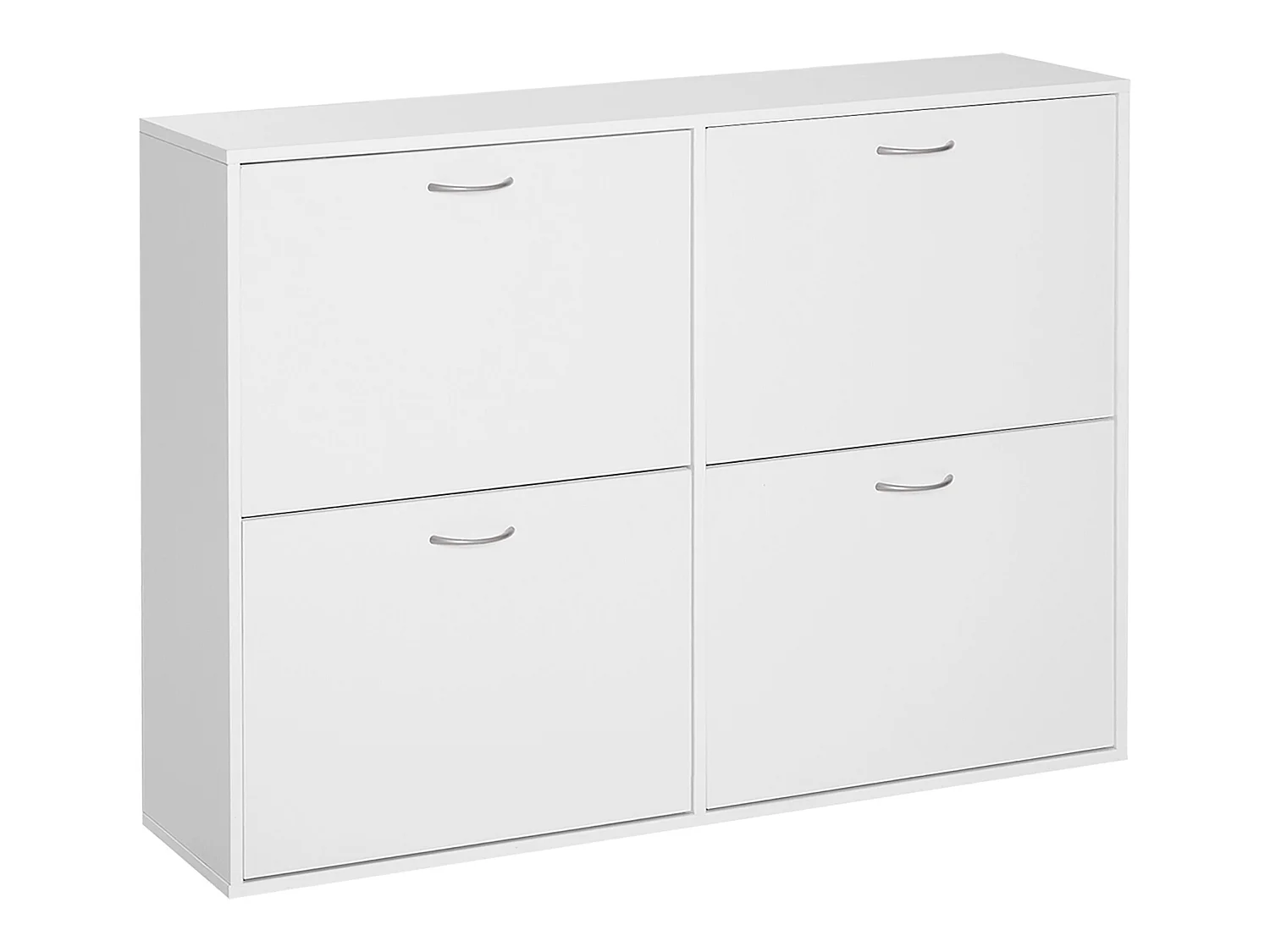 Armario de zapatos blanco 120x24x81 cm HOMCOM