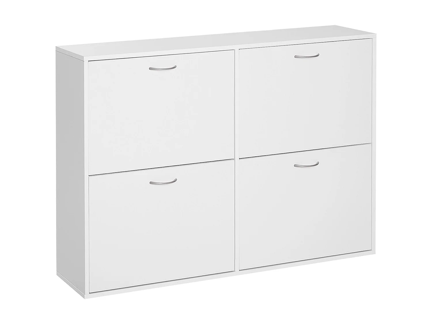 Armario de zapatos blanco 120x24x81 cm HOMCOM