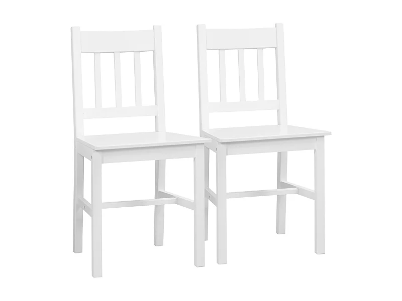 Sillas de comedor blanco 41x46.5x85.5 cm HOMCOM