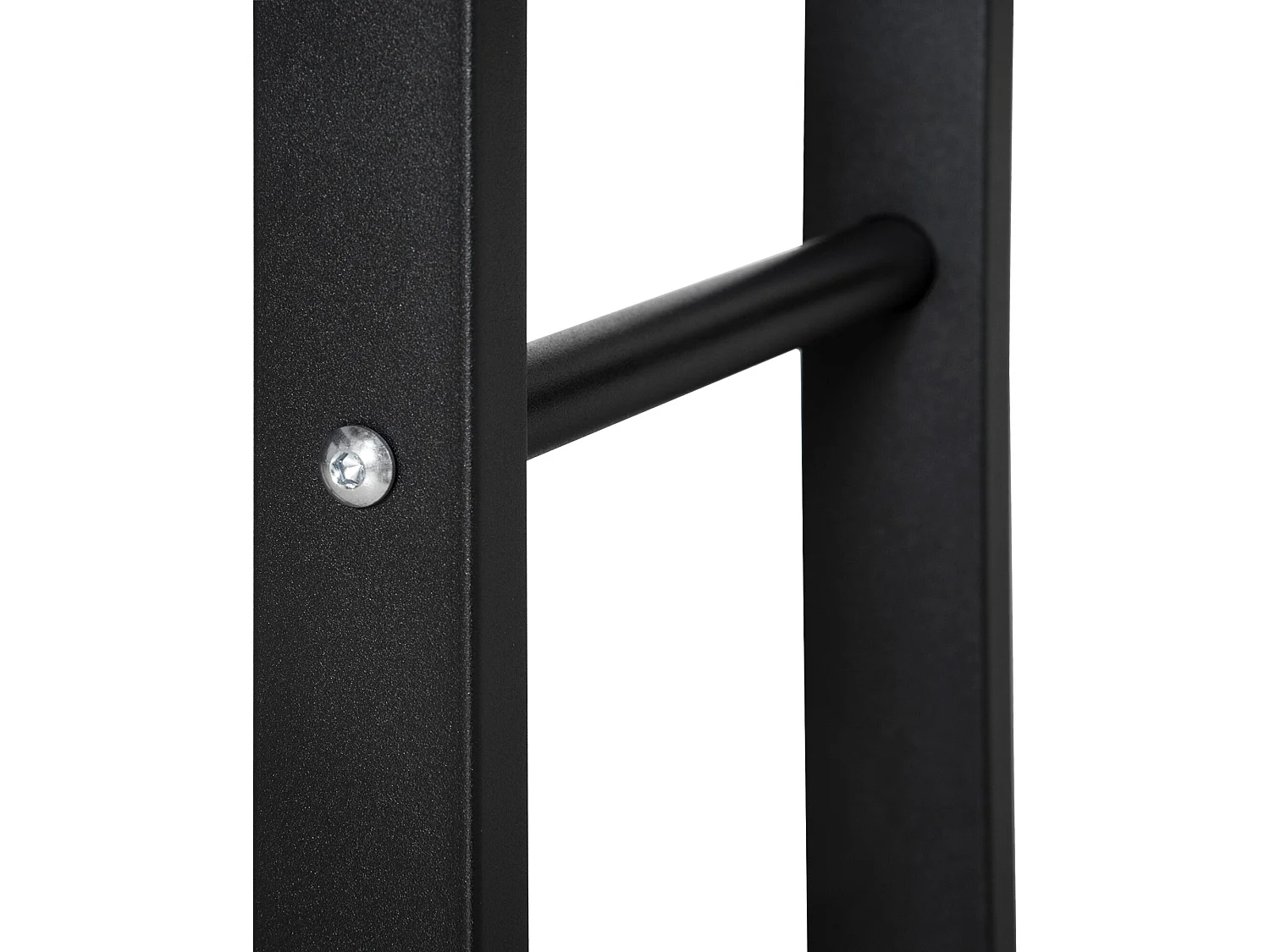 Soporte para leña negro 40x25x100 cm HOMCOM