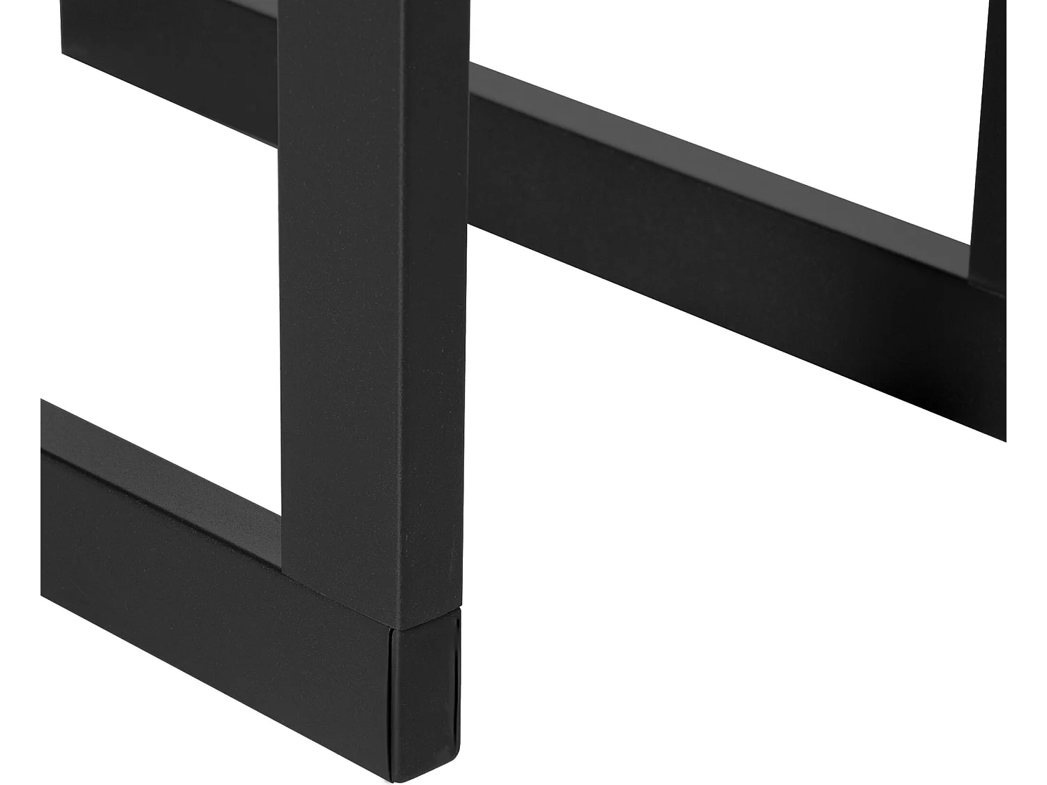 Soporte para leña negro 40x25x100 cm HOMCOM