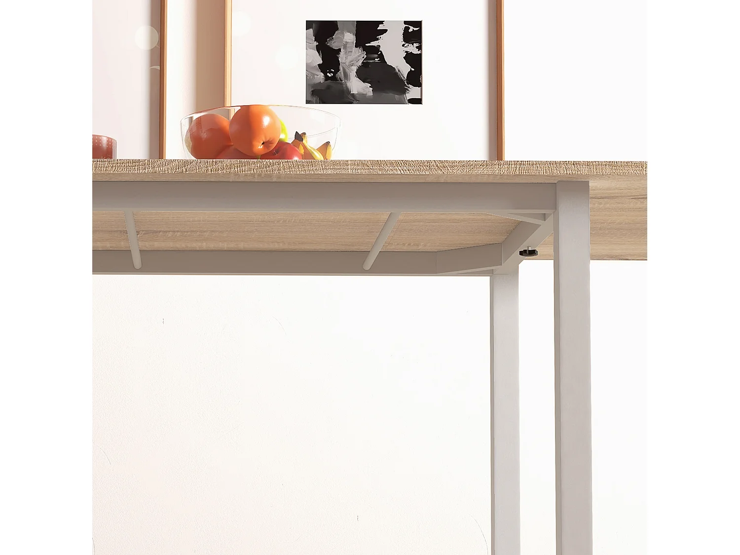 Mesa de comedor madera natural 160x70x76 cm HOMCOM