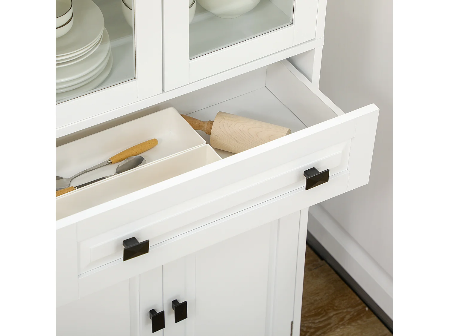 Alacena de cocina blanco 60x30x160 cm HOMCOM