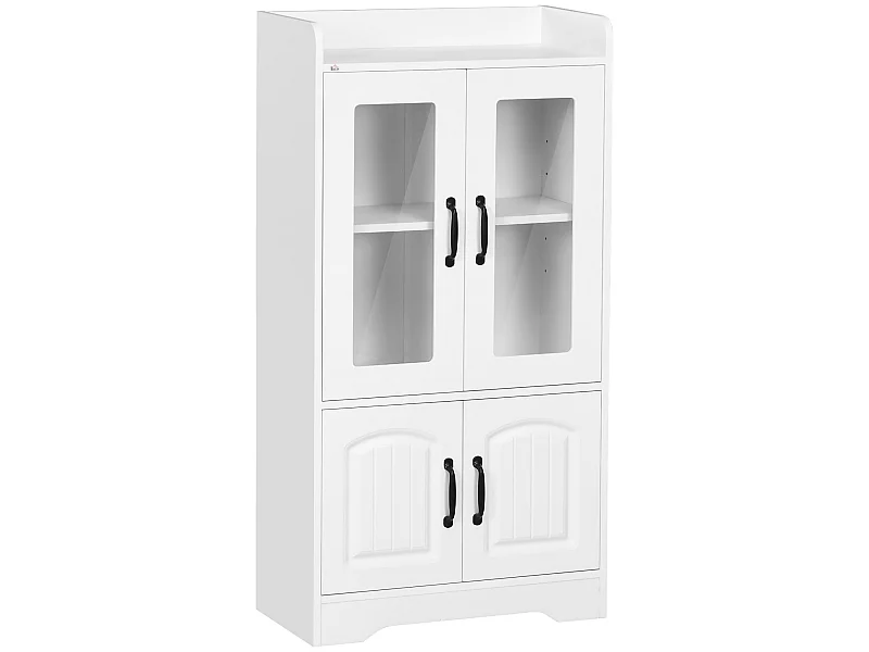 Vitrina de salón blanco 60x30x116 cm HOMCOM