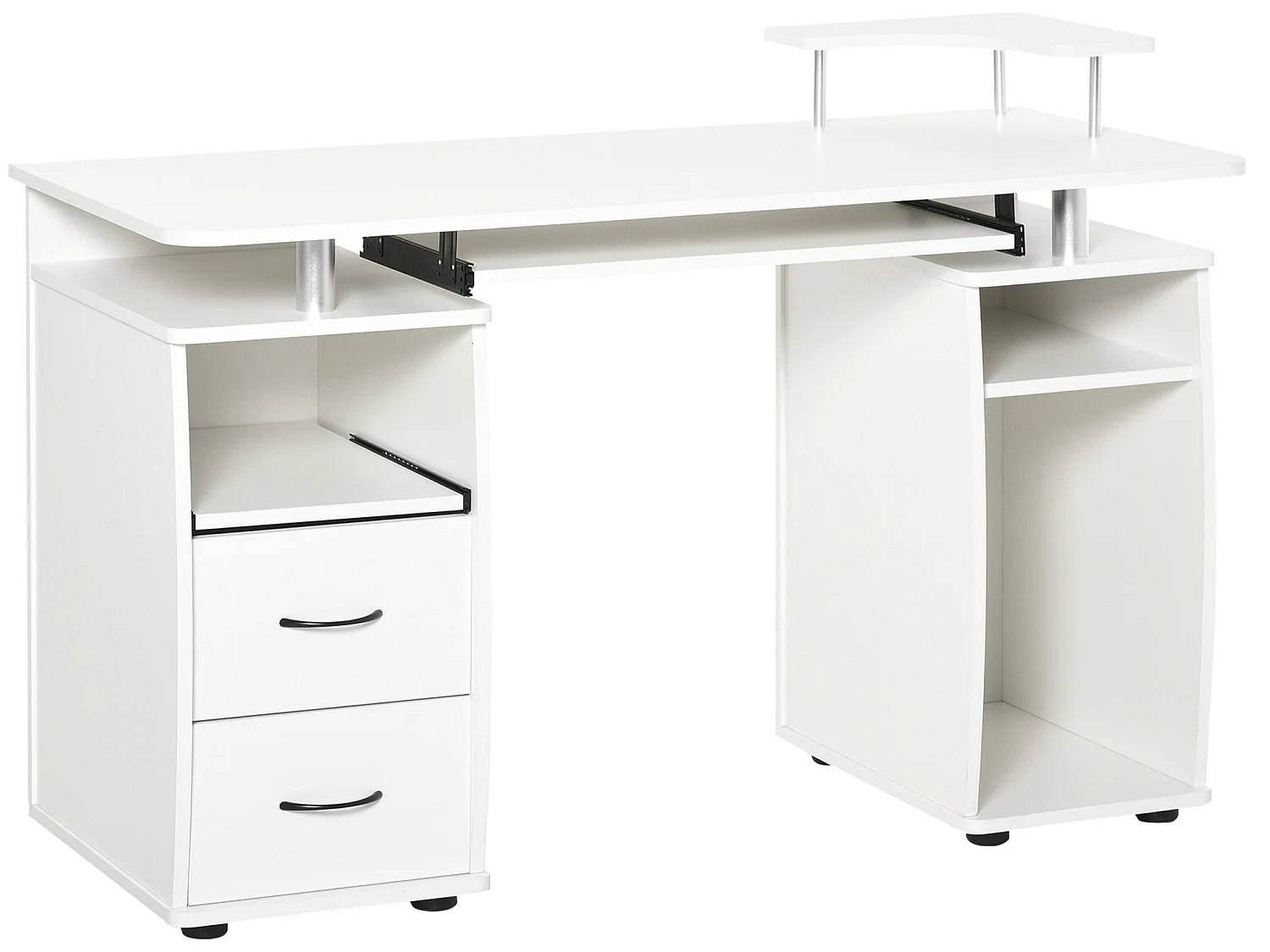 Mesa de ordenador blanco 120x55x85 cm HOMCOM
