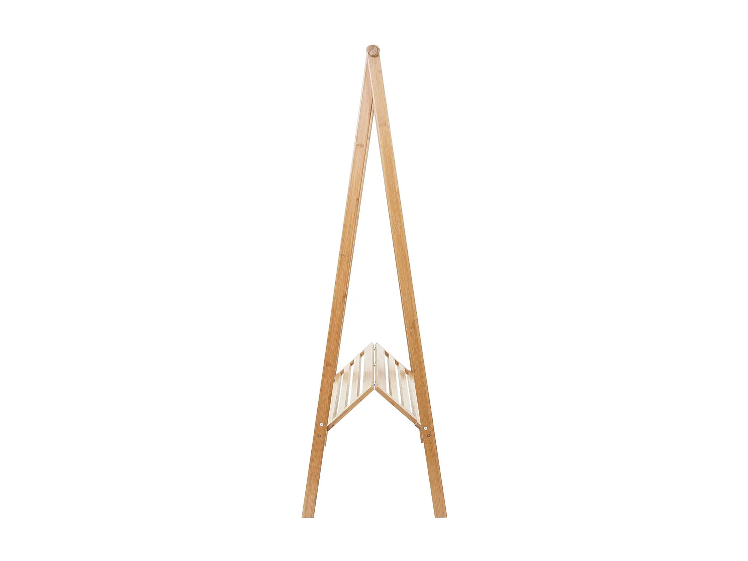 Portant porte-manteau vêtement avec bambou marron 84 x 57 x 149.5 cm 04_0004926