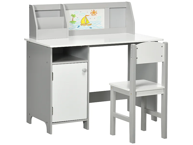 Muebles infantiles gris 90x45x85 cm HOMCOM