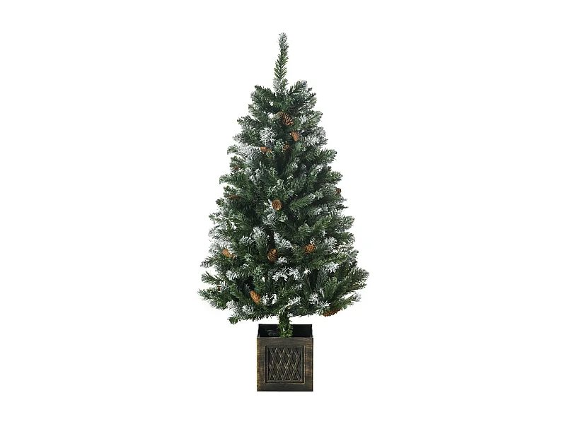 Árbol de navidad verde 70x70x120 cm HOMCOM