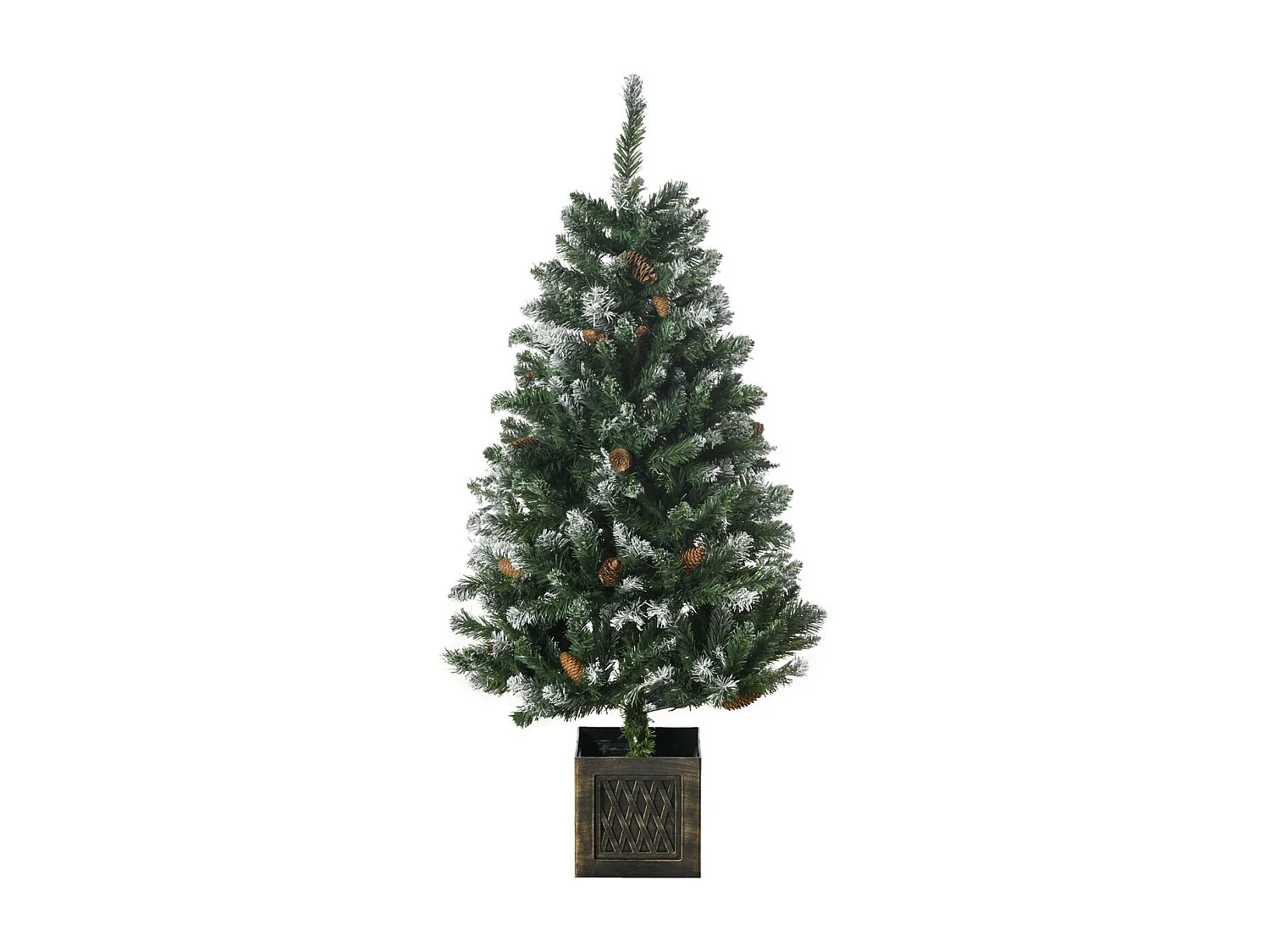 Árbol de navidad verde 70x70x120 cm HOMCOM