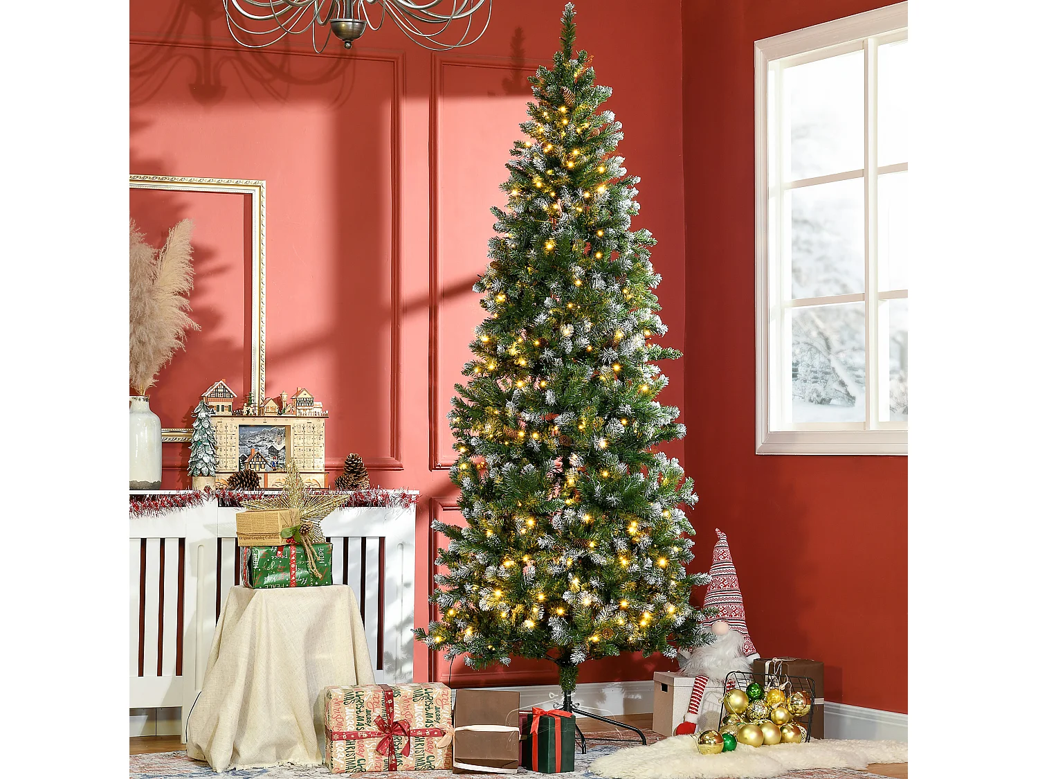 Árbol de navidad verde 100x100x230 cm HOMCOM