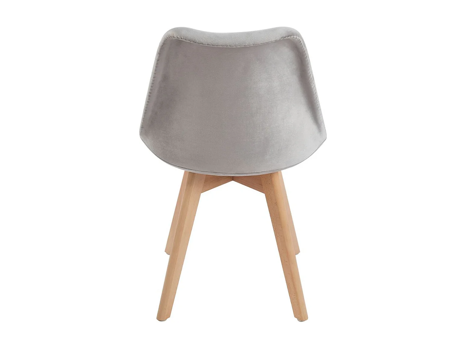 Sillas Comedor - Silla Synk Terciopelo - Gris claro