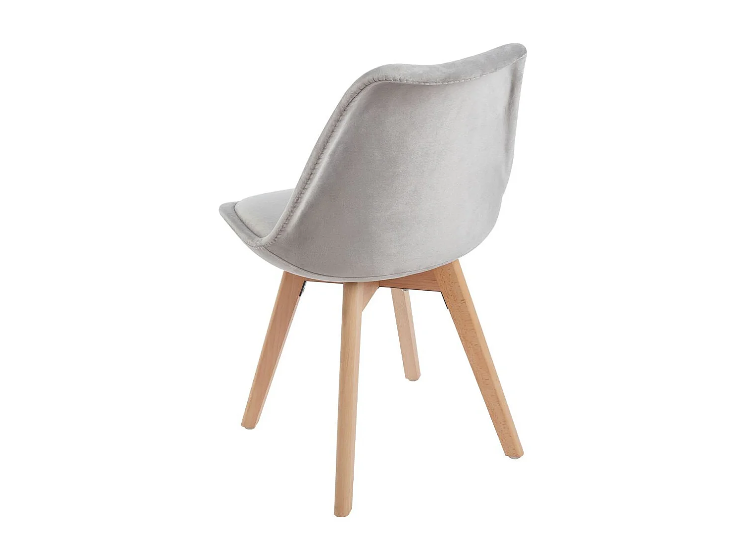 Sillas Comedor - Silla Synk Terciopelo - Gris claro