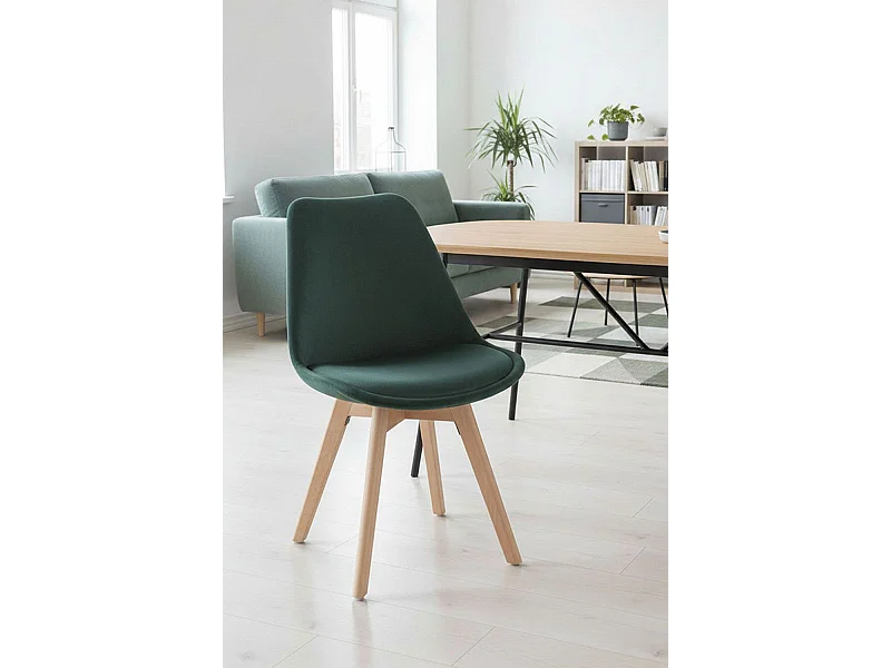 Sillas Comedor - Silla Synk Terciopelo - Verde