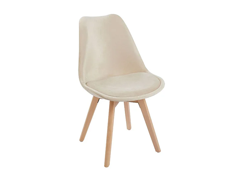 Sillas Comedor - Silla Synk Terciopelo - Beige