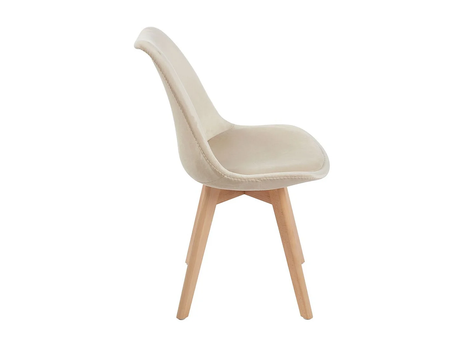 Sillas Comedor - Silla Synk Terciopelo - Beige