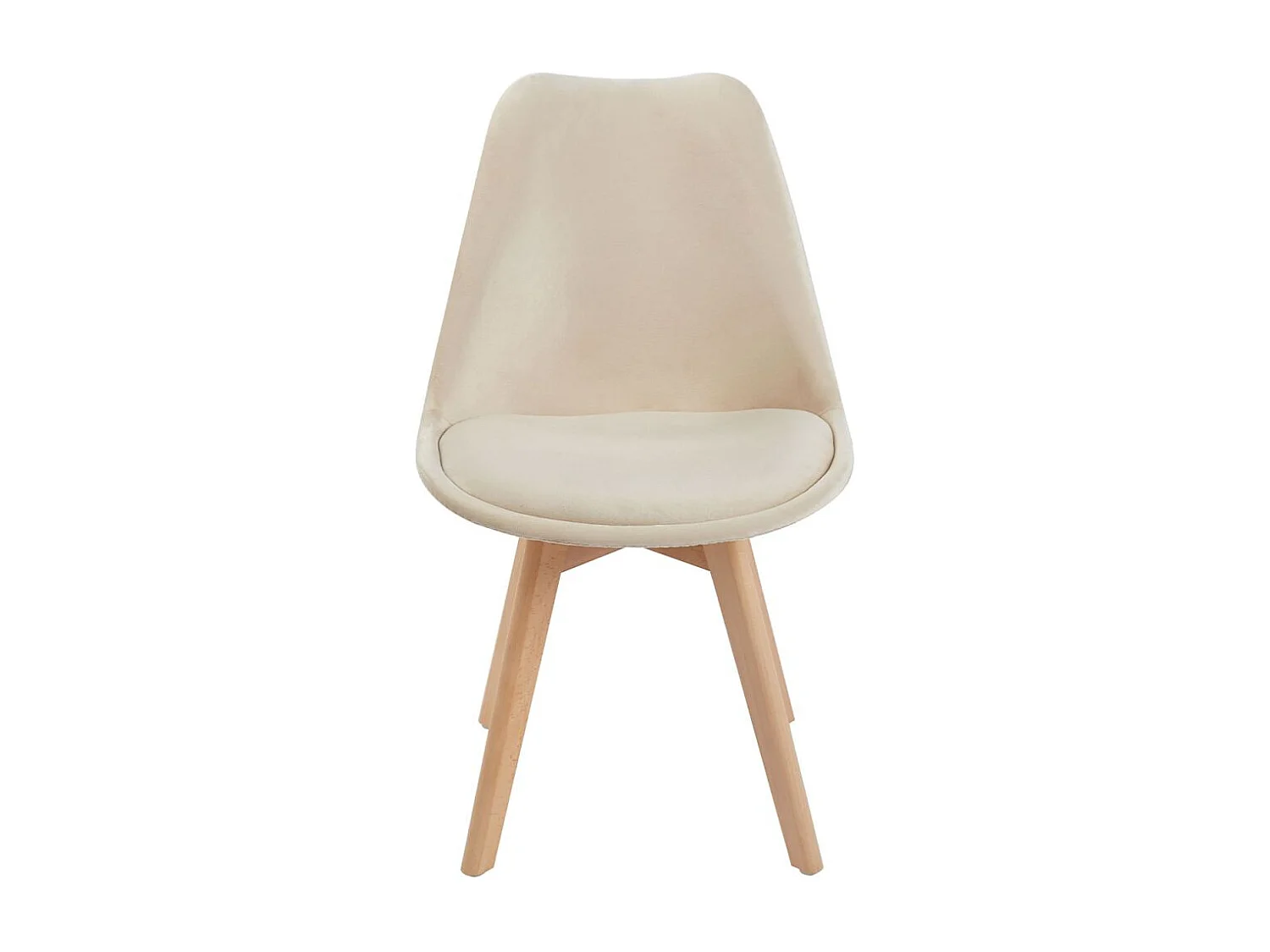 Sillas Comedor - Silla Synk Terciopelo - Beige