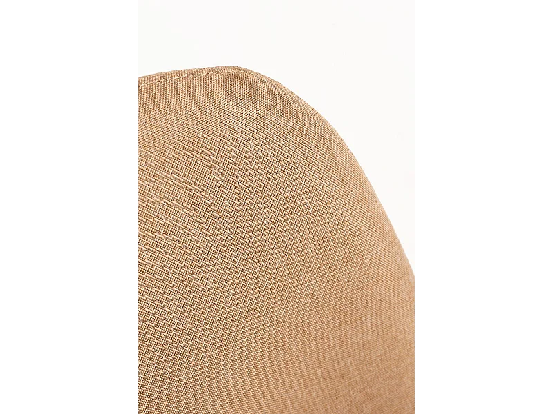 Sillas Comedor - Silla Black Teok Tela - Marrón arena