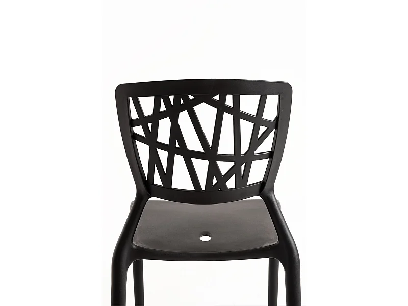 Packs Sillas Jardín - Pack 6 Sillas Delta - Negro