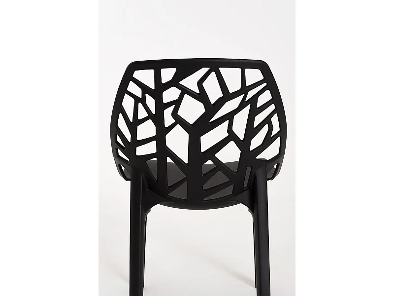 Sillas Jardín - Silla Hissar Polipropileno - Negro