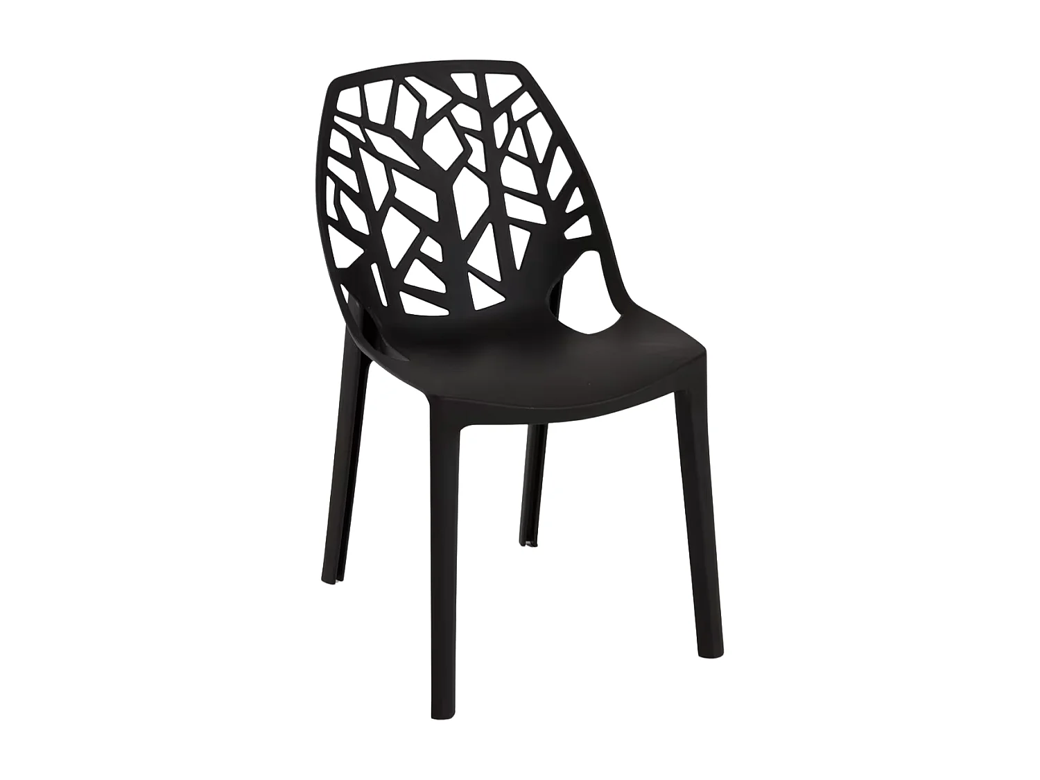 Sillas Jardín - Silla Hissar Polipropileno - Negro