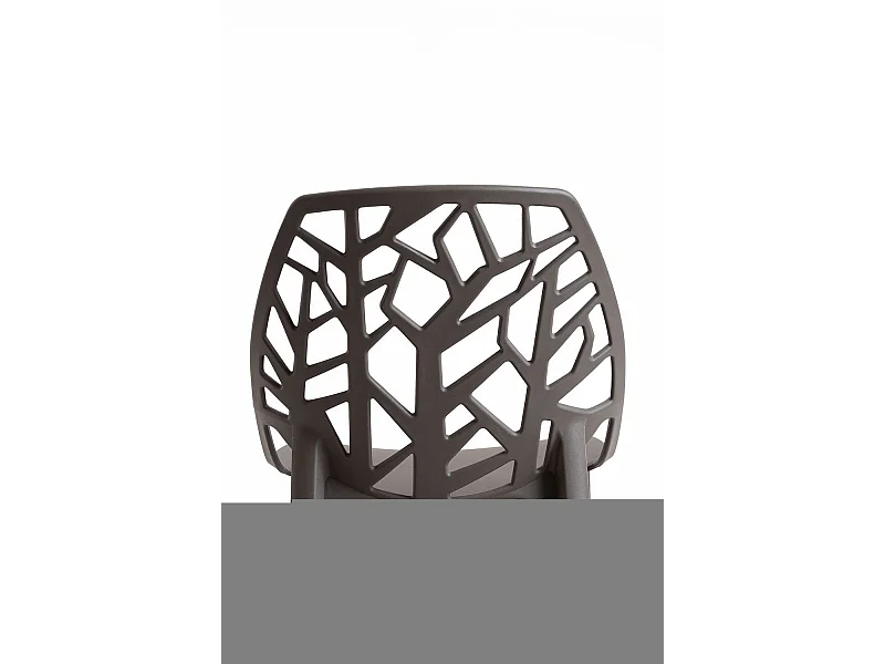 Sillas Jardín - Silla Hissar Polipropileno - Gris oscuro