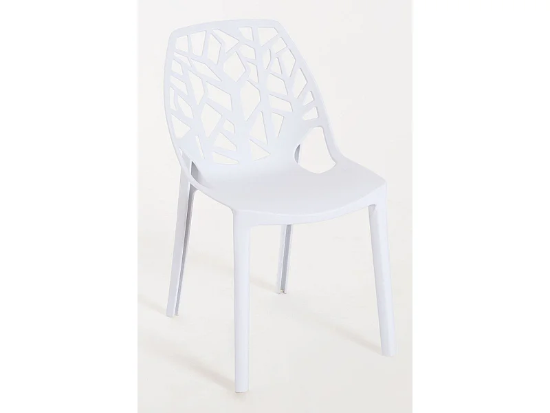 Sillas Jardín - Silla Hissar Polipropileno - Blanco