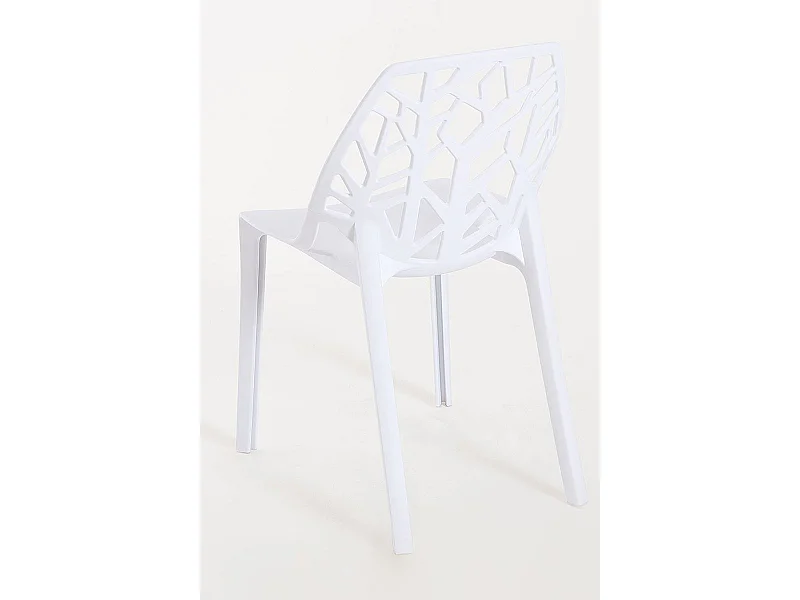 Sillas Jardín - Silla Hissar Polipropileno - Blanco