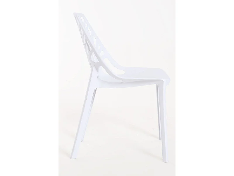 Sillas Jardín - Silla Hissar Polipropileno - Blanco
