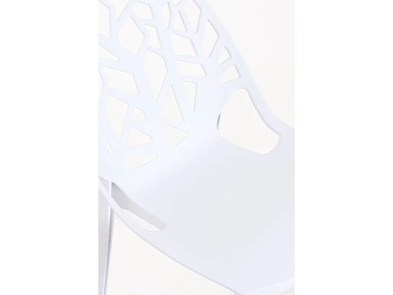 Sillas Jardín - Silla Hissar Polipropileno - Blanco