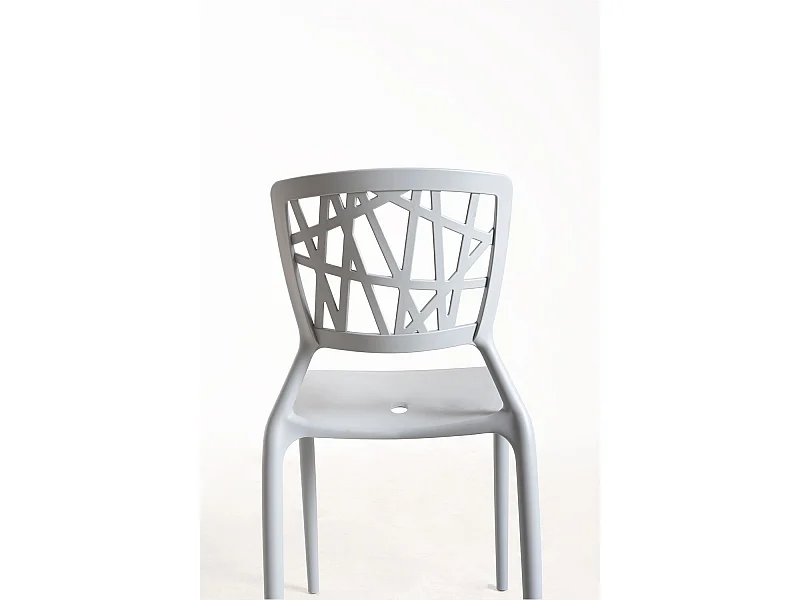 Packs Sillas Jardín - Pack 4 Sillas Delta - Gris claro