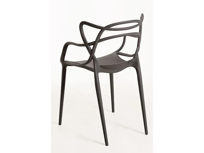 Packs Sillas Jardín - Pack 4 Sillas Korme - Gris oscuro