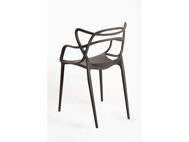 Packs Sillas Jardín - Pack 4 Sillas Korme - Gris oscuro