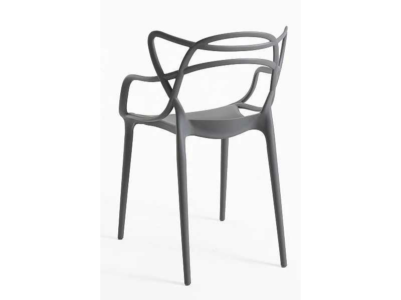 Packs Sillas Jardín - Pack 4 Sillas Korme - Gris oscuro