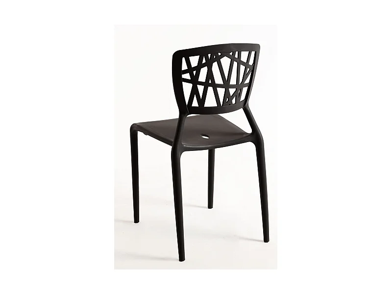 Packs Sillas Jardín - Pack 4 Sillas Delta - Negro