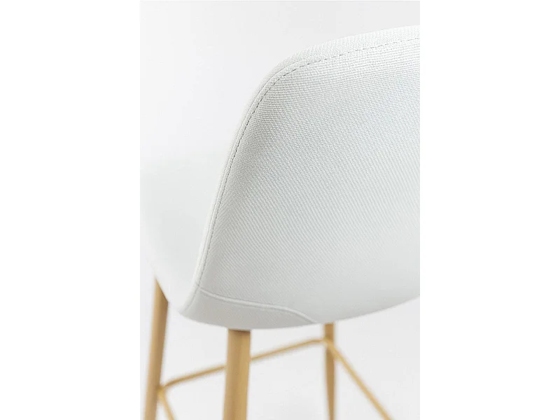 Taburetes Cocina - Taburete Teok Tela - Beige