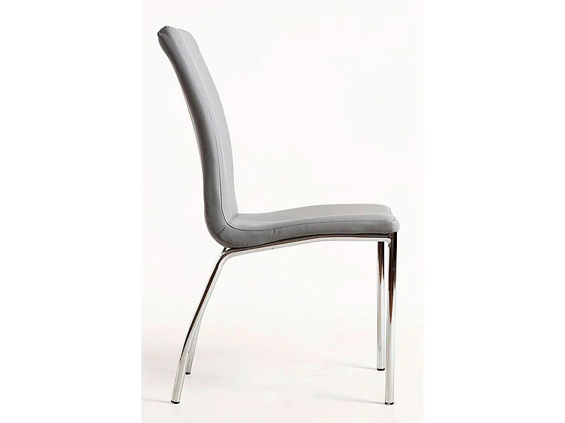 Packs Sillas Comedor - Pack 4 Sillas Humi Polipiel - Gris