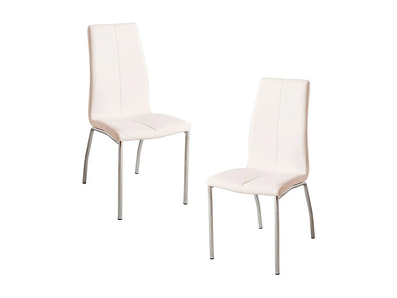 Packs Sillas Comedor - Pack 2 Sillas Humi Polipiel - Blanco