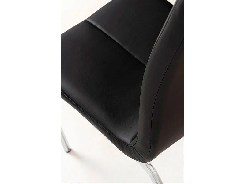 Packs Sillas Comedor - Pack 6 Sillas Humi Polipiel - Negro