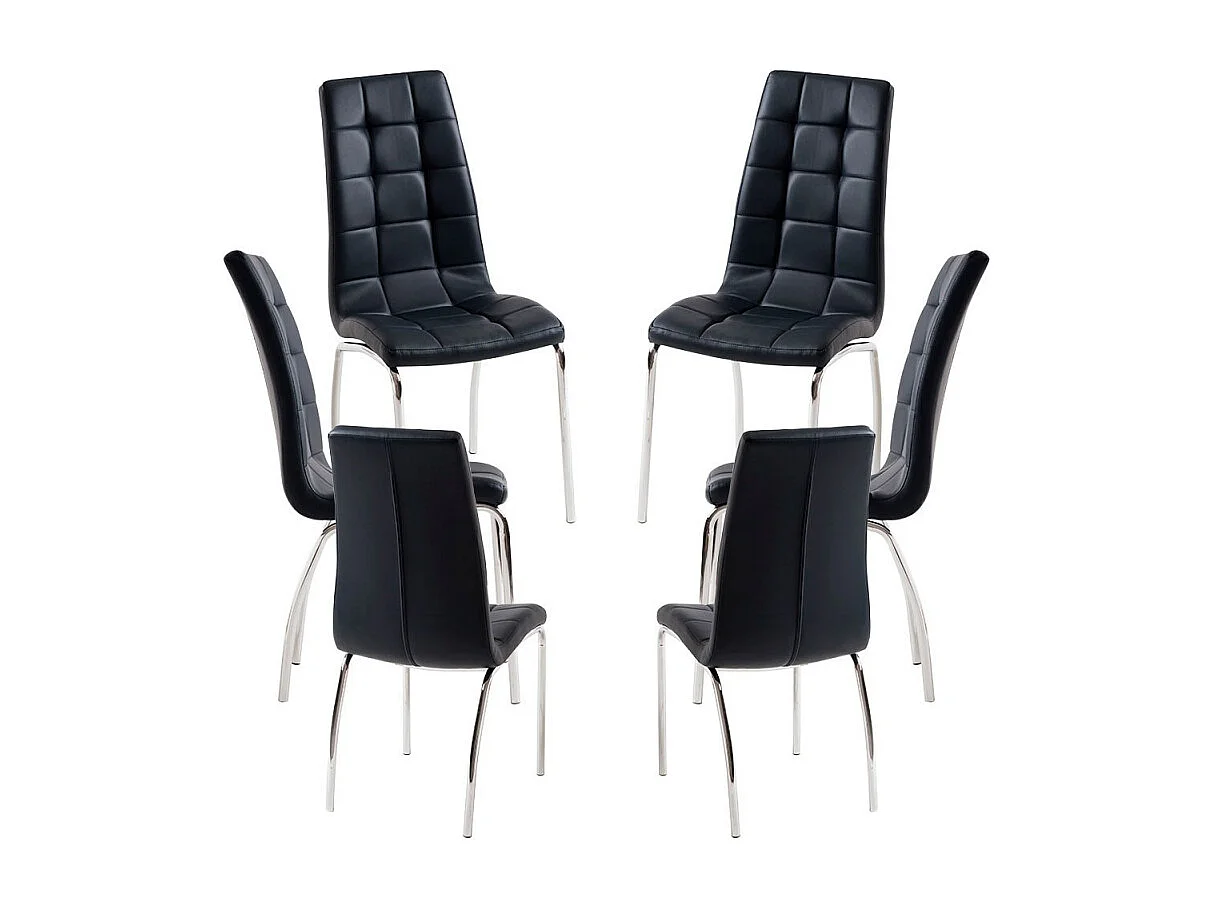 Packs Sillas Comedor - Pack 6 Sillas Liam - Negro