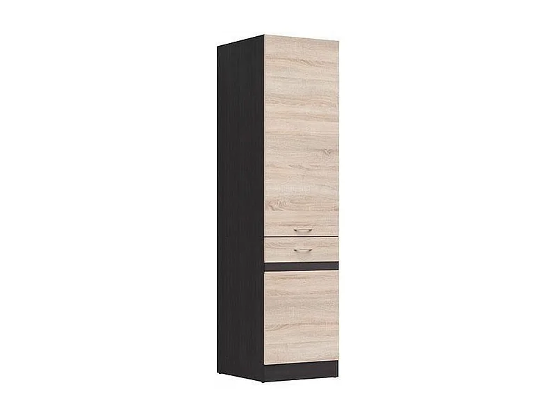 Colonne de cuisine 2 Portes ouverture gauche - 50 x 196 x 46 cm - chêne sonoma