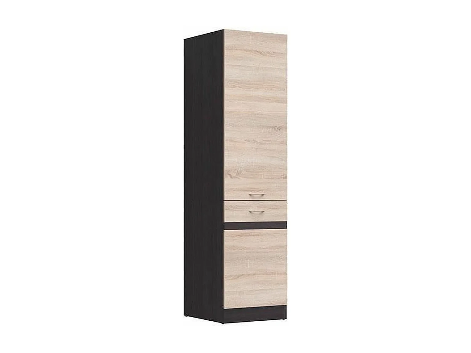 Colonne de cuisine 2 Portes ouverture gauche - 50 x 196 x 46 cm - chêne sonoma