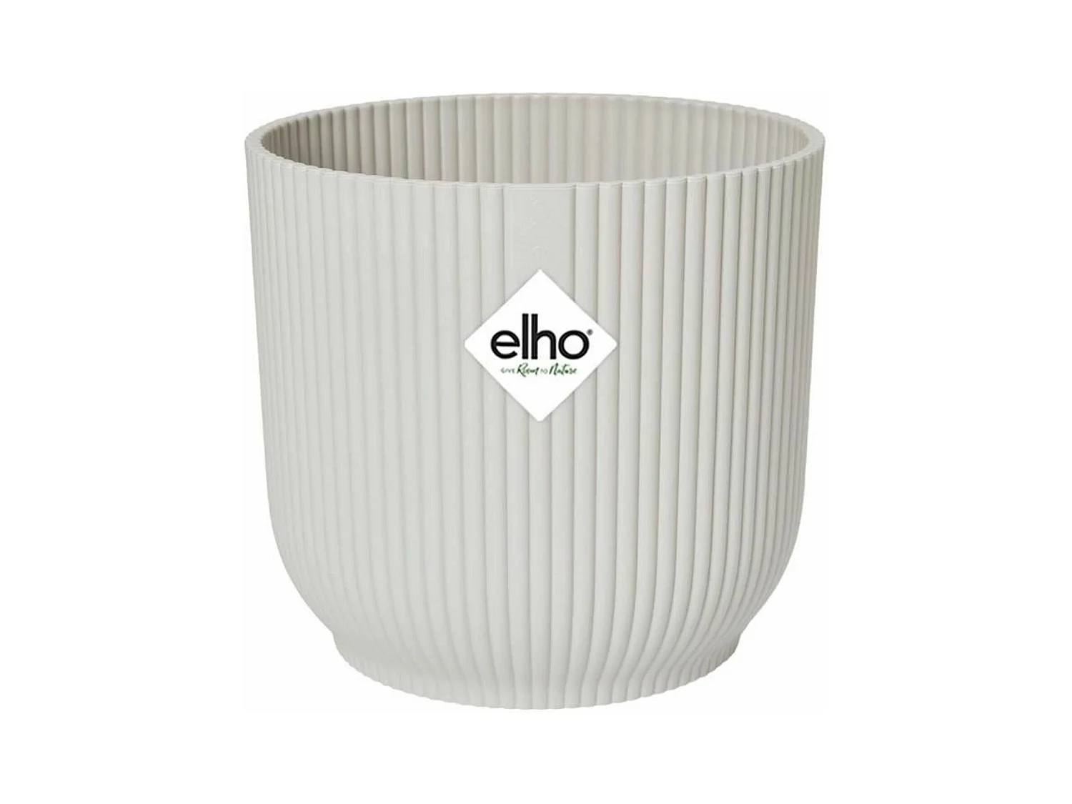 Pot de fleurs plastique blanc Ø 25x 23 cm