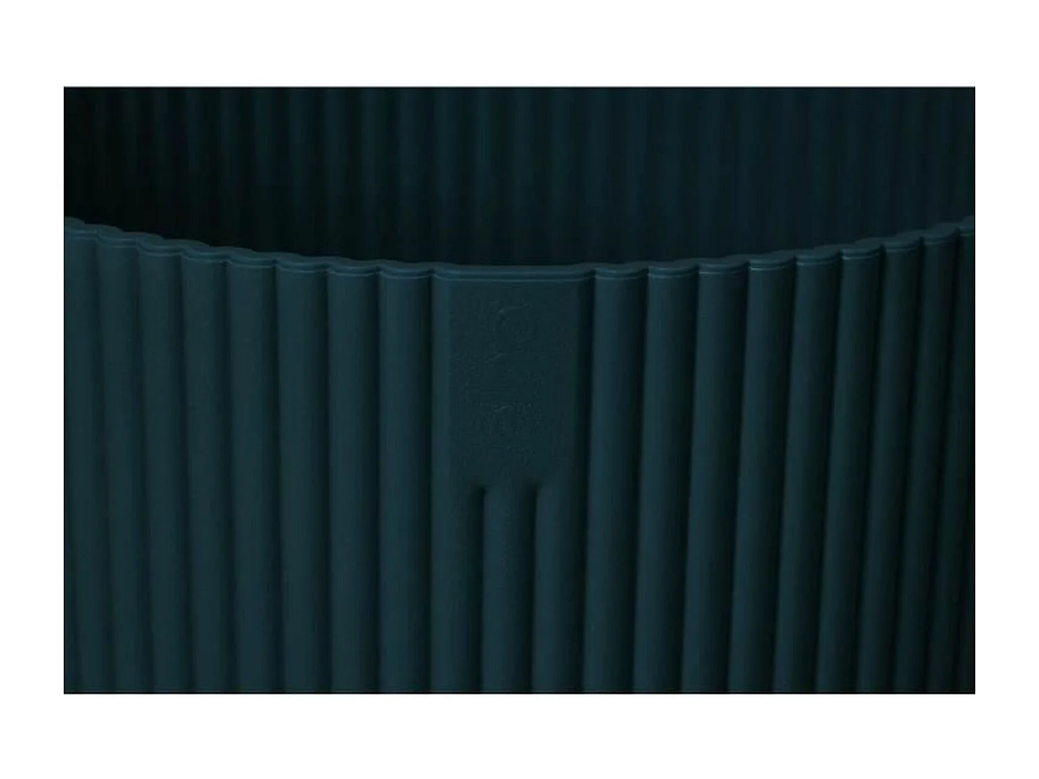 Macetero Redondo VIBES - Plástico - Ø 25 - Azul Oscuro