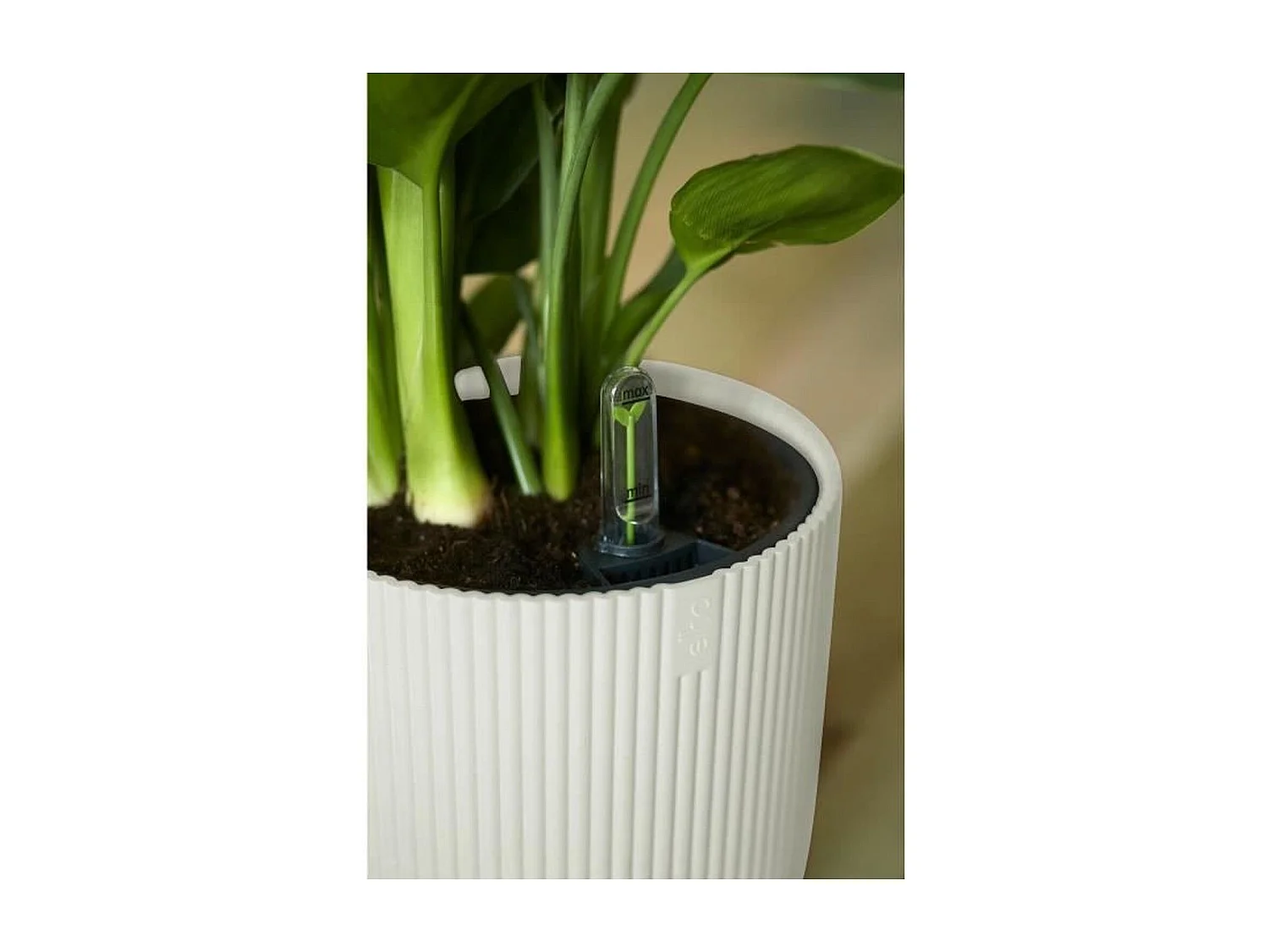 Maceta redonda Vibes Ø 22 x altura 20,16 cm Blanca