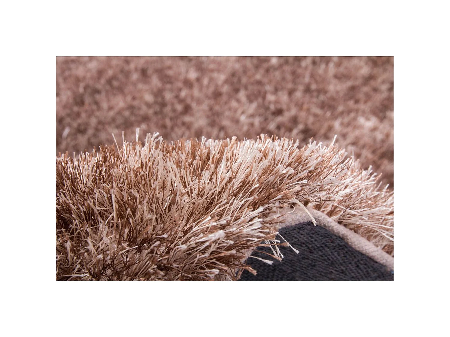 Tapis diamant 700 taupe - Rond Ø 120 cm